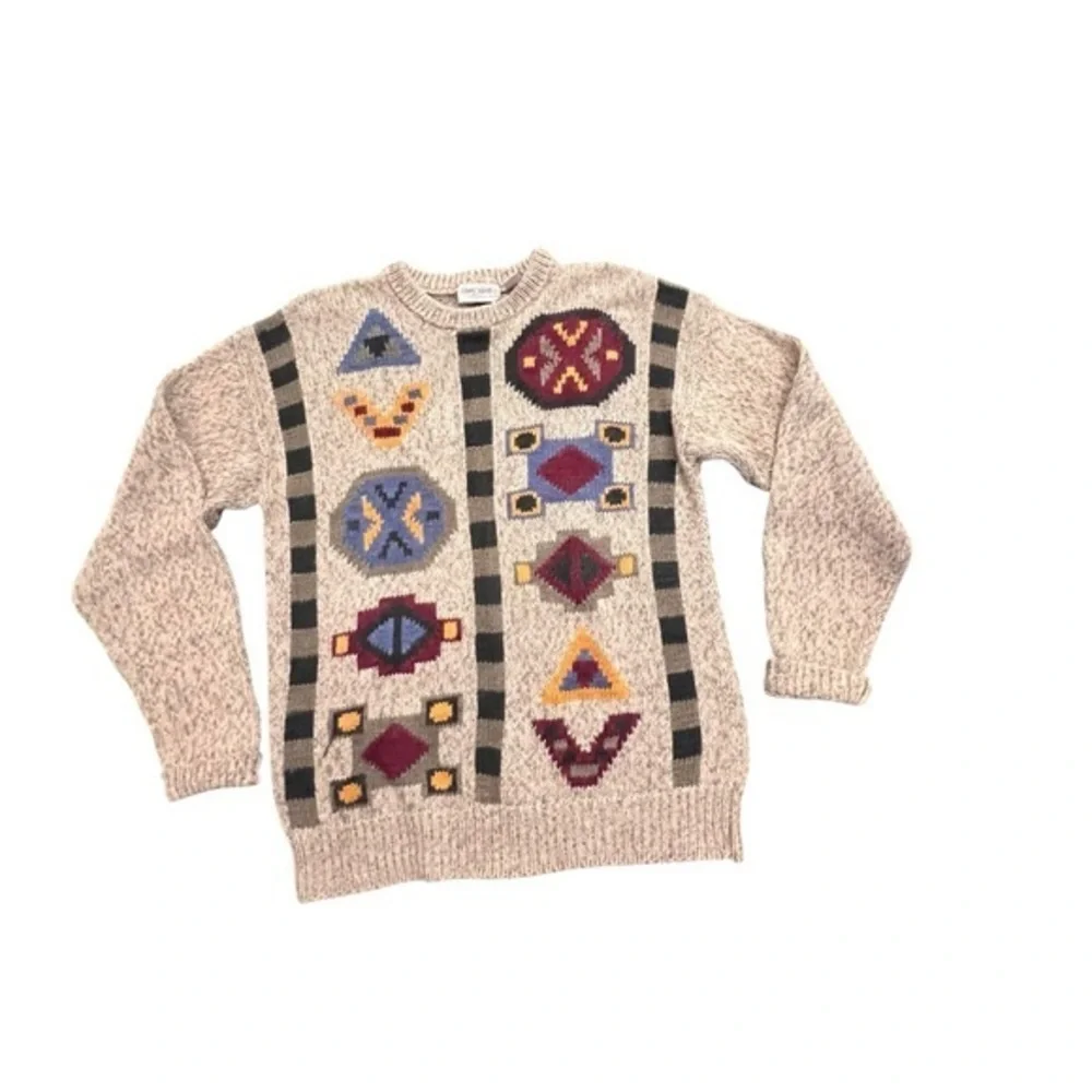 Vintage Heinz‎ Healey's Gentlemen’s Apparal Sweater Southwestern Size Large